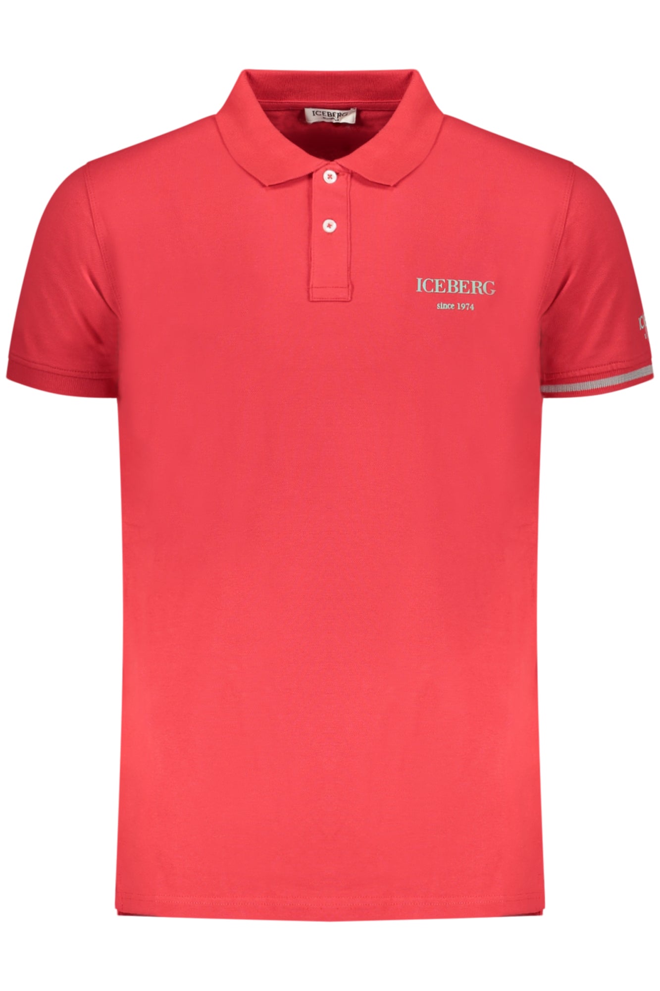ICEBERG POLO MANICHE CORTE UOMO ROSSO