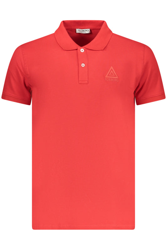 ICEBERG POLO MANICHE CORTE UOMO ROSSO
