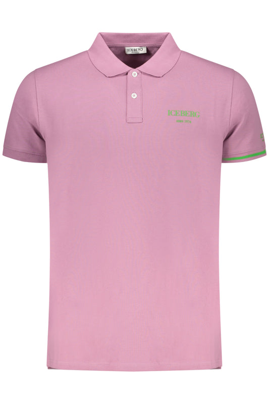 ICEBERG POLO MANICHE CORTE UOMO VIOLA