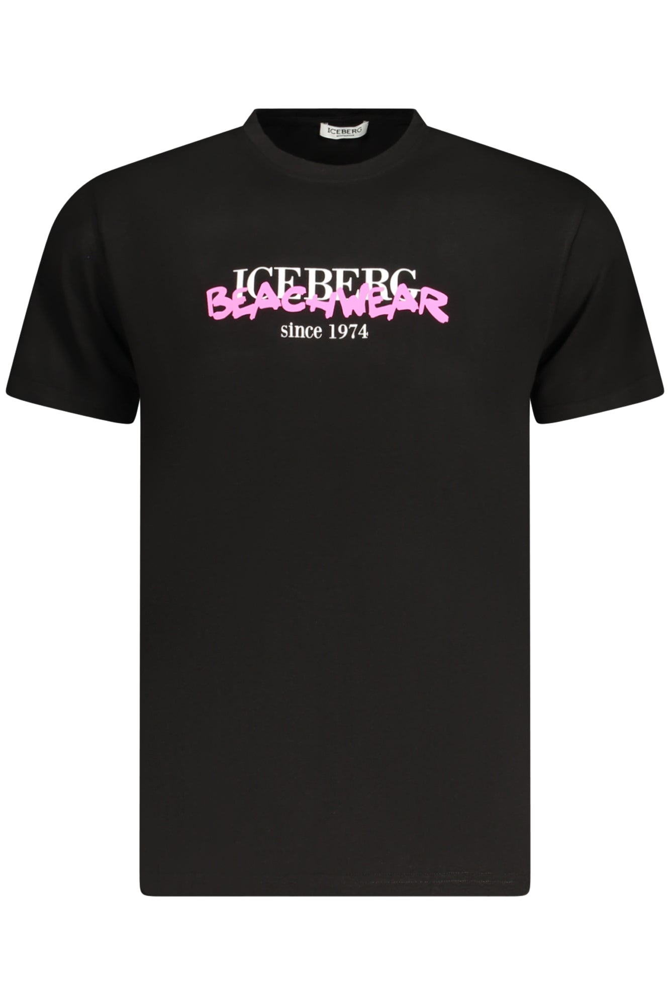 ICEBERG T-SHIRT MANICHE CORTE UOMO NERO