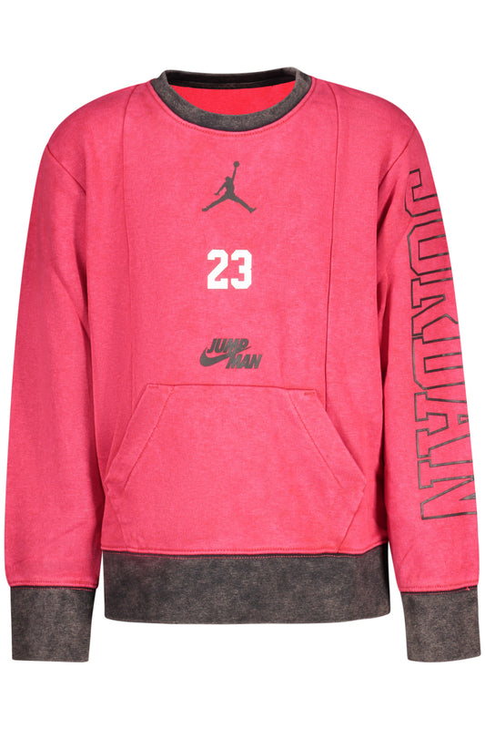 JORDAN FELPA SENZA ZIP BAMBINO ROSSO