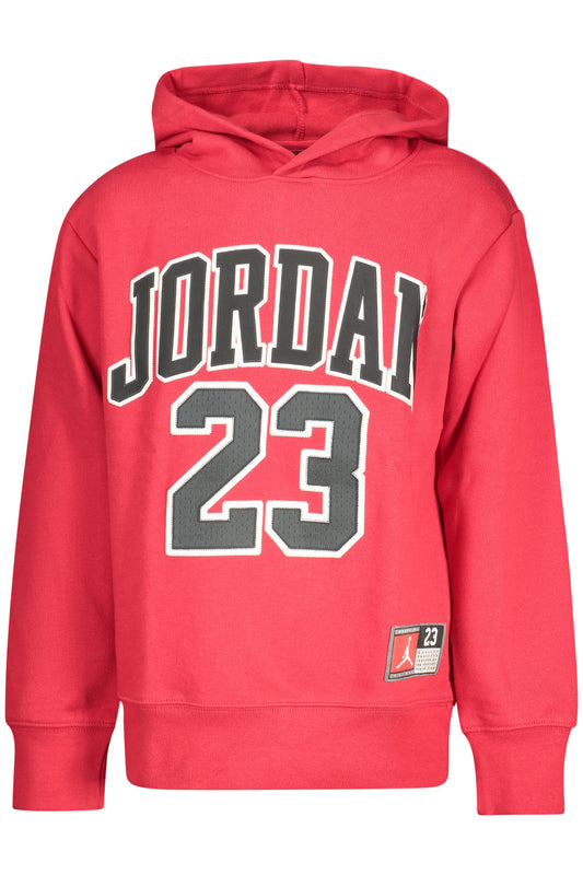 JORDAN FELPA SENZA ZIP BAMBINO ROSSO