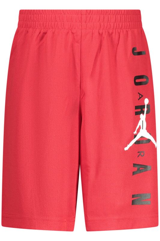 JORDAN PANTALONE SHORT BAMBINO ROSSO