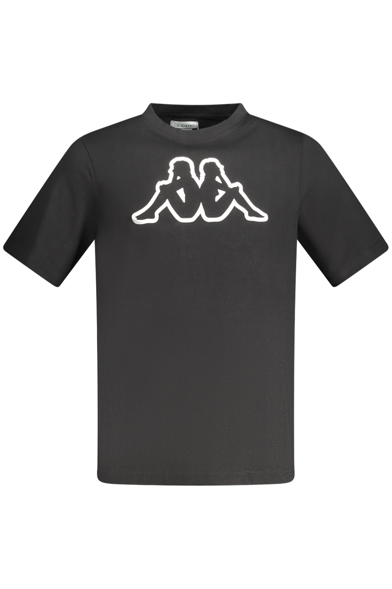 KAPPA T-SHIRT MANICHE CORTE UOMO NERO