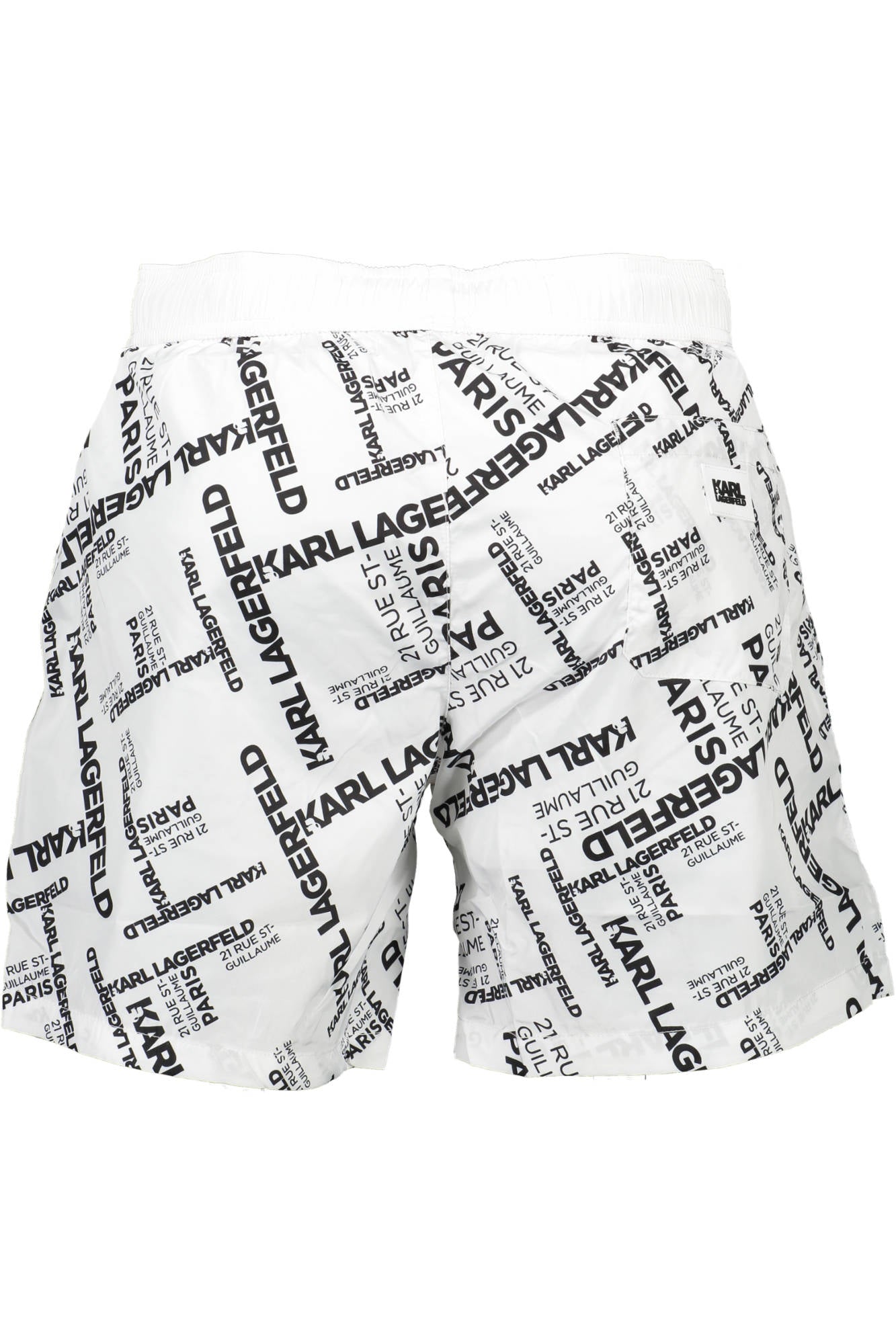 KARL LAGERFELD BEACHWEAR COSTUME PARTE SOTTO UOMO BIANCO