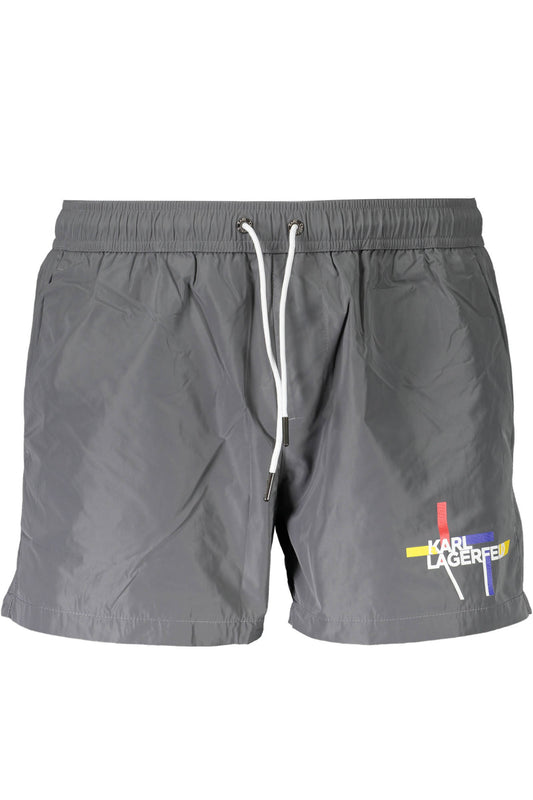 KARL LAGERFELD BEACHWEAR COSTUME PARTE SOTTO UOMO GRIGIO