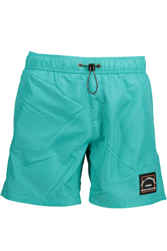 KARL LAGERFELD BEACHWEAR COSTUME PARTE SOTTO UOMO VERDE