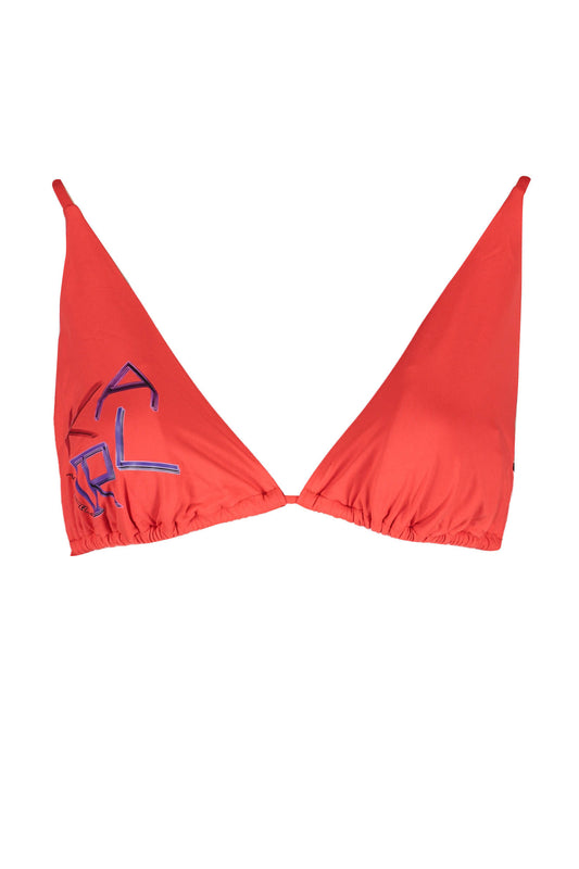 KARL LAGERFELD COSTUME PARTE SOPRA DONNA ROSSO