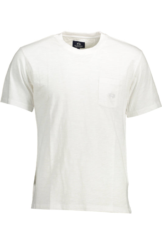 LA MARTINA T-SHIRT MANICHE CORTE UOMO BIANCO