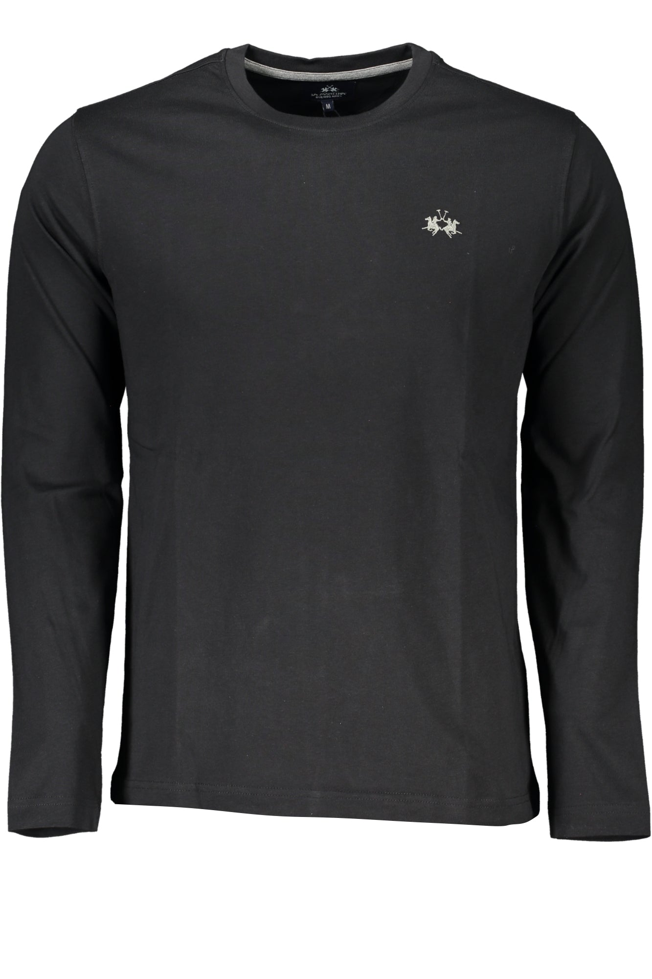 LA MARTINA T-SHIRT MANICHE LUNGHE UOMO NERO