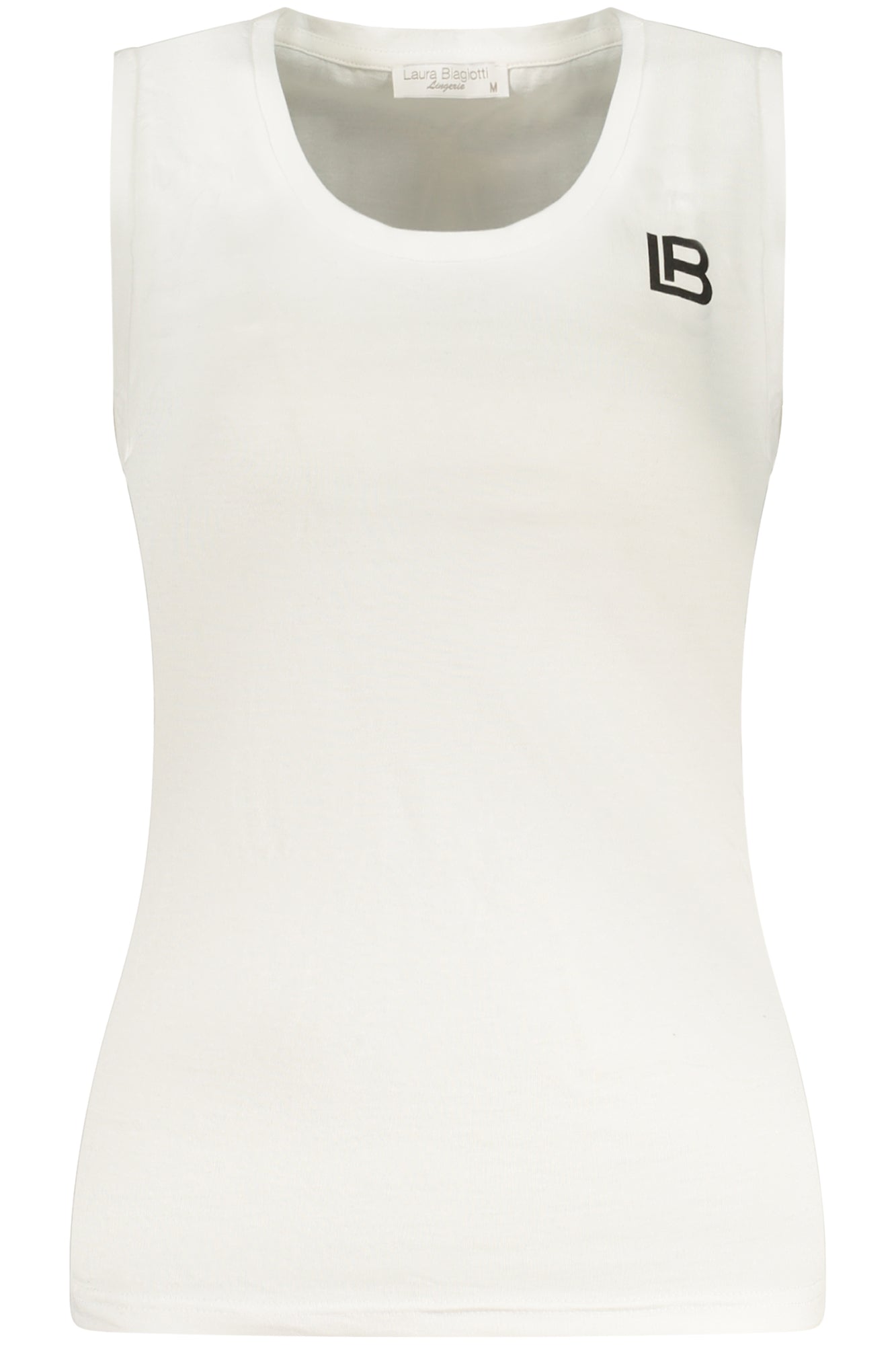 LAURA BIAGIOTTI CANOTTA ESTERNABILE DONNA BIANCO