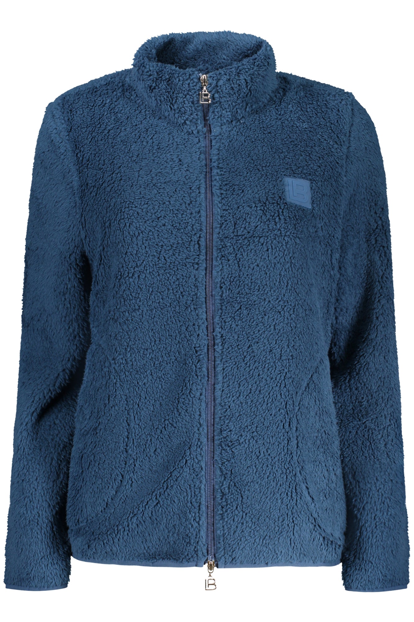 LAURA BIAGIOTTI FELPA CON ZIP DONNA BLU