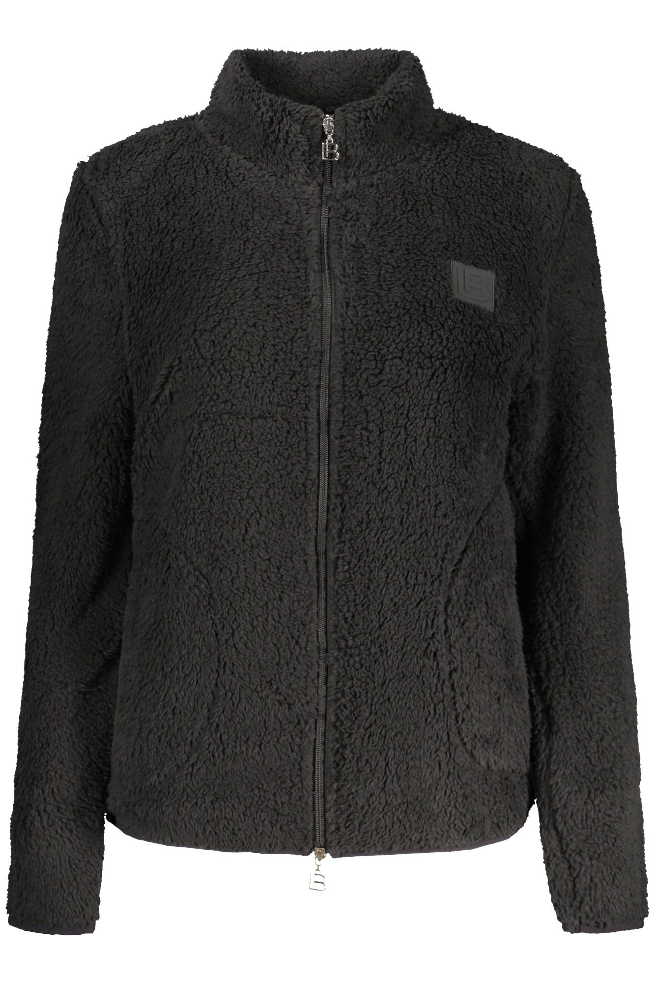 LAURA BIAGIOTTI FELPA CON ZIP DONNA NERO