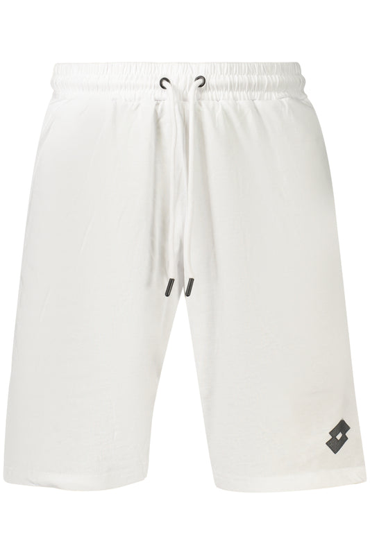 LOTTO PANTALONE BERMUDA UOMO BIANCO