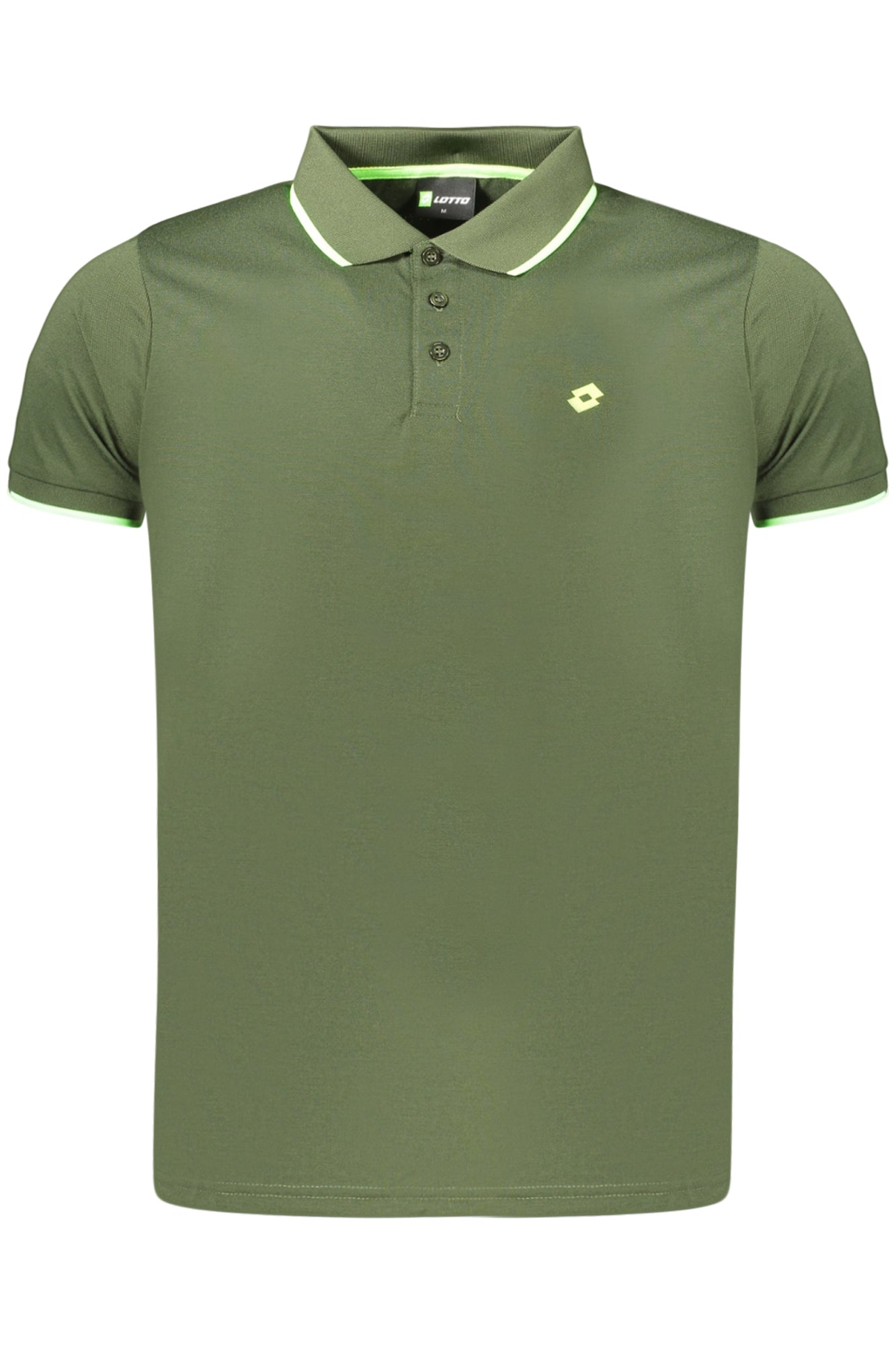 LOTTO POLO MANICHE CORTE UOMO VERDE
