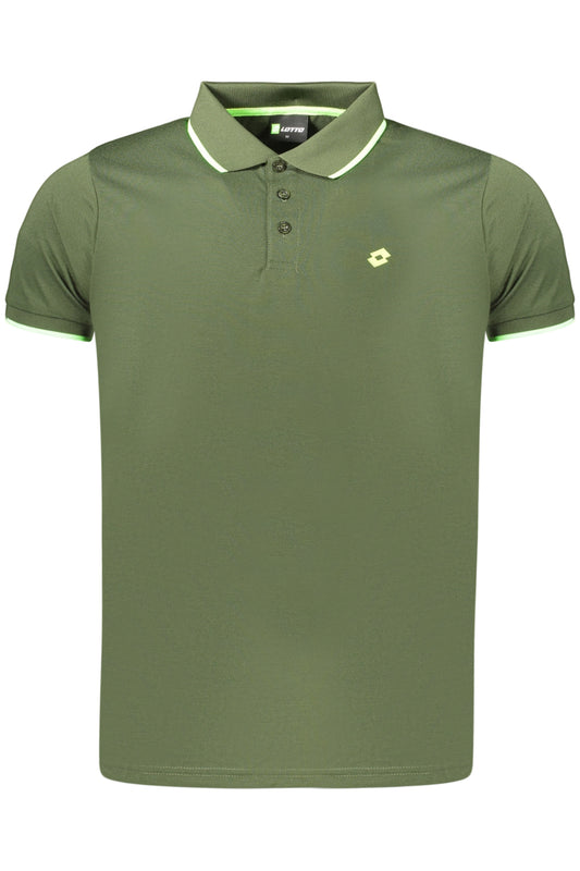 LOTTO POLO MANICHE CORTE UOMO VERDE