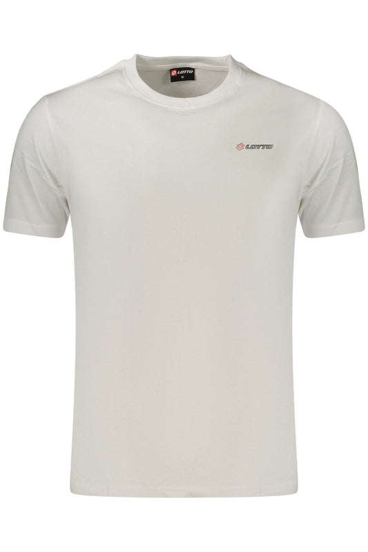 LOTTO T-SHIRT MANICHE CORTE UOMO BIANCO