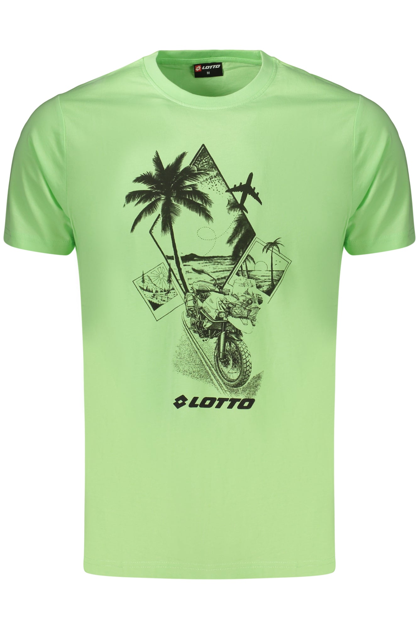 LOTTO T-SHIRT MANICHE CORTE UOMO VERDE