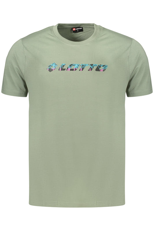 LOTTO T-SHIRT MANICHE CORTE UOMO VERDE