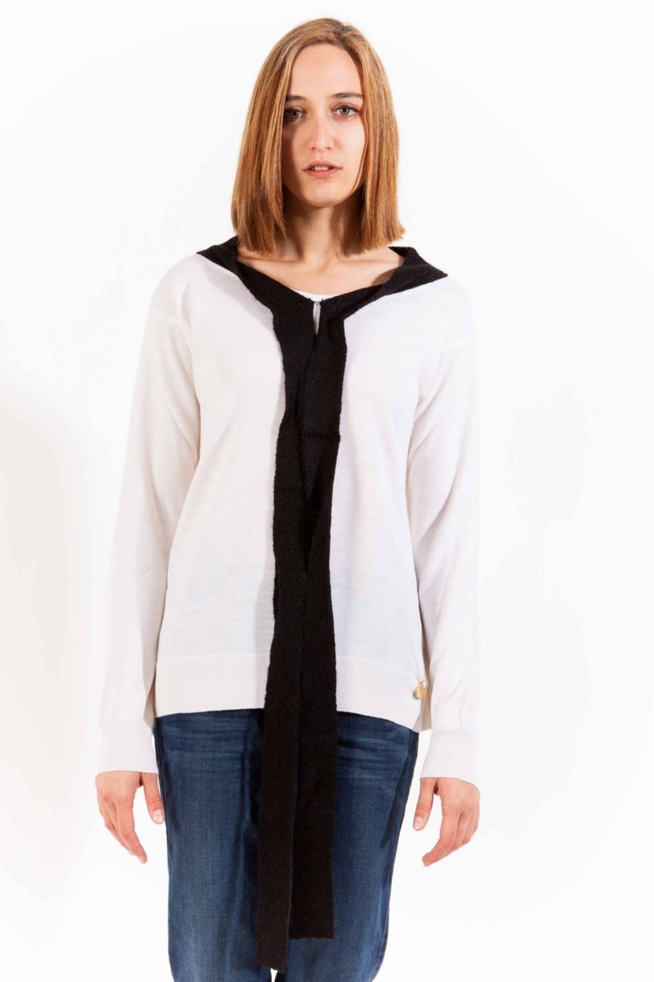 LOVE MOSCHINO MAGLIA DONNA BIANCO