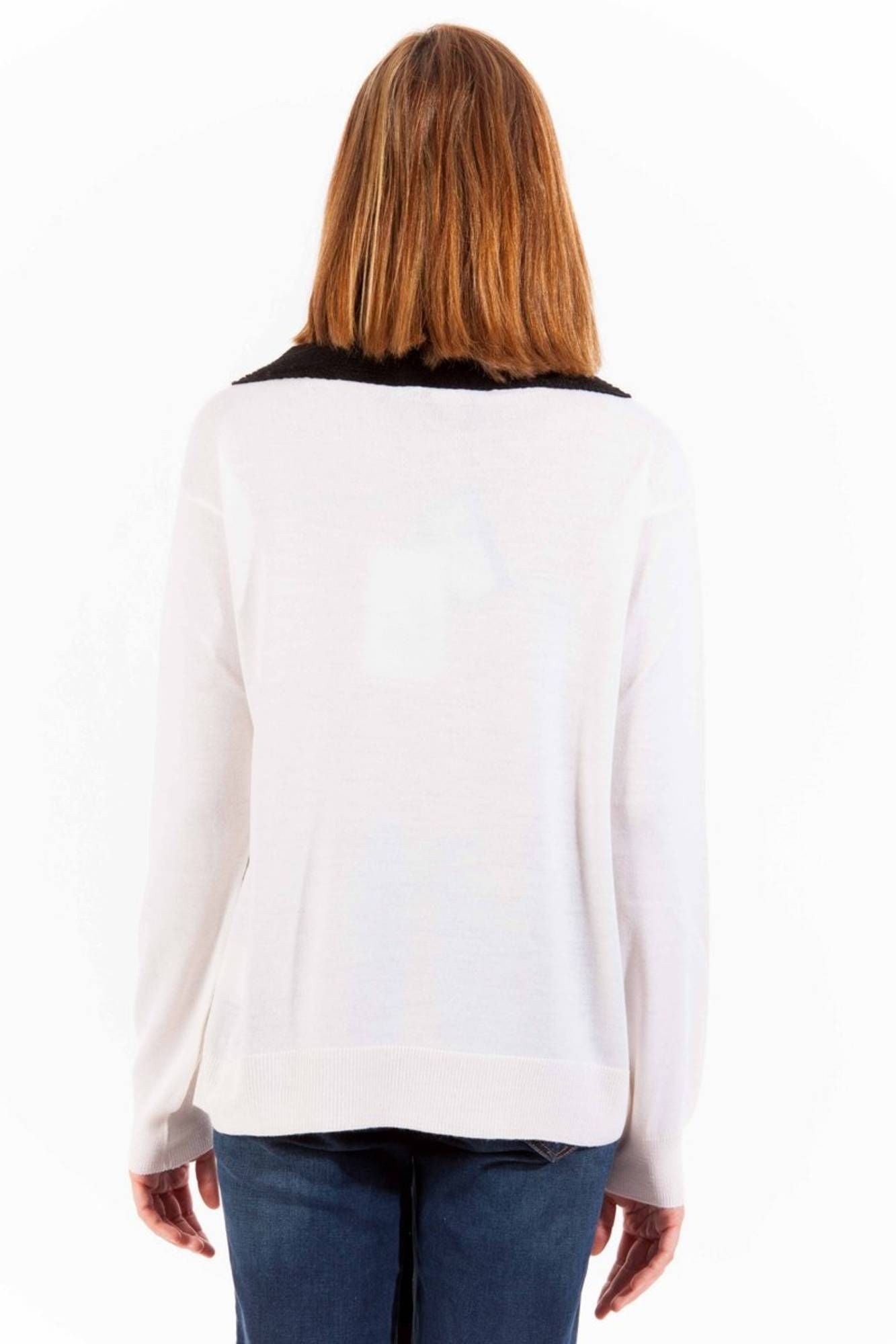 LOVE MOSCHINO MAGLIA DONNA BIANCO