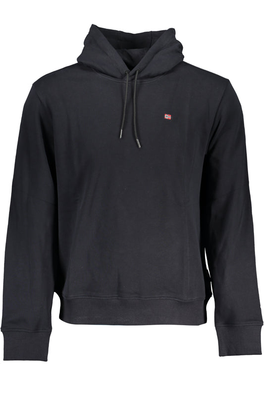 NAPAPIJRI FELPA CON ZIP UOMO NERO