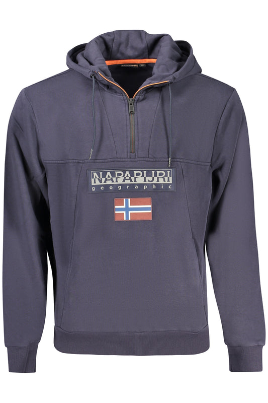 NAPAPIJRI FELPA SENZA ZIP UOMO BLU