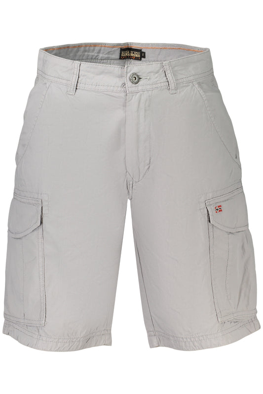 NAPAPIJRI PANTALONE BERMUDA UOMO GRIGIO