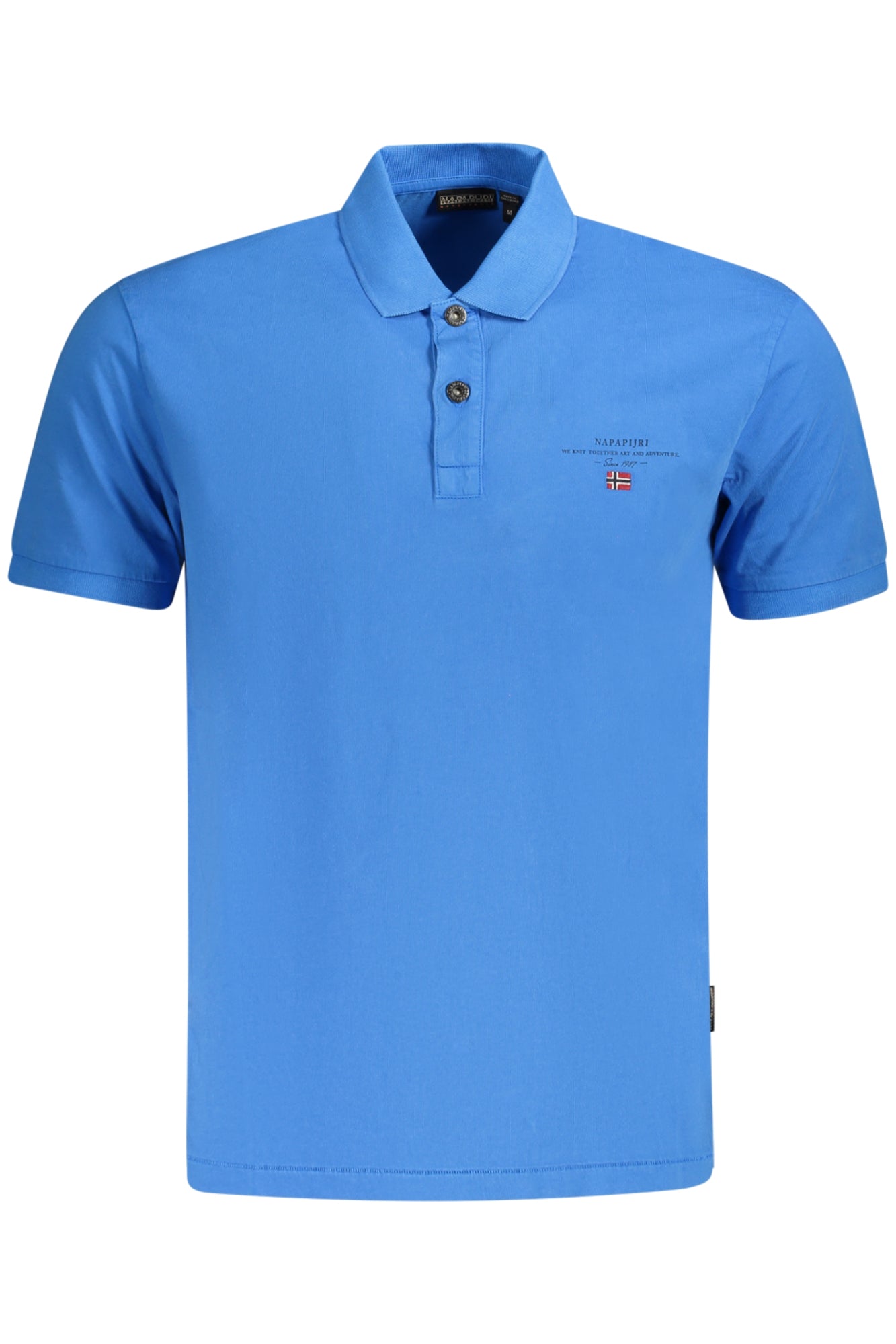 NAPAPIJRI POLO MANICHE CORTE UOMO BLU
