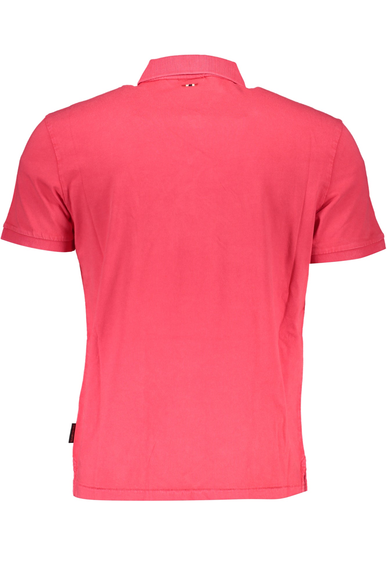 NAPAPIJRI POLO MANICHE CORTE UOMO ROSA