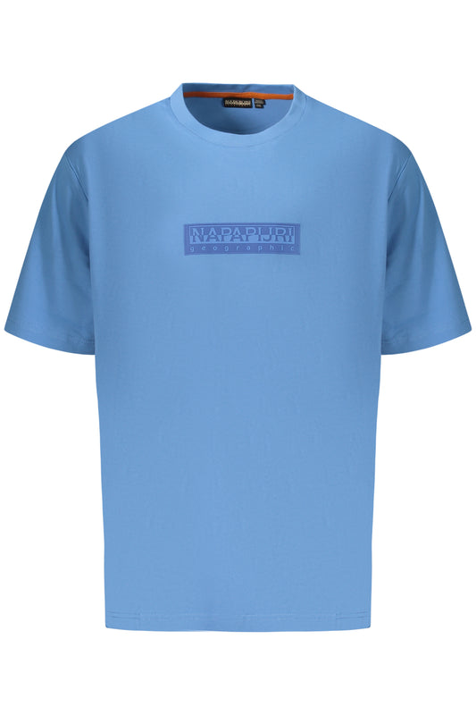 NAPAPIJRI T-SHIRT MANICHE CORTE UOMO AZZURRO