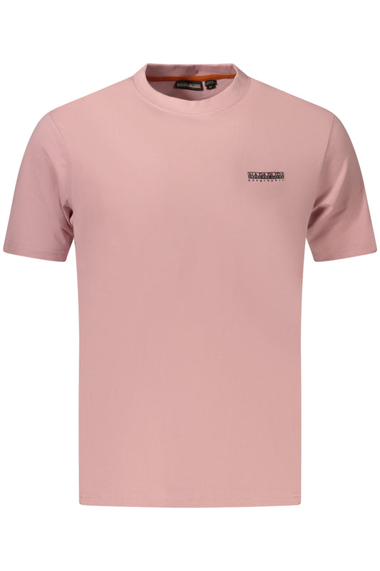 NAPAPIJRI T-SHIRT MANICHE CORTE UOMO ROSA