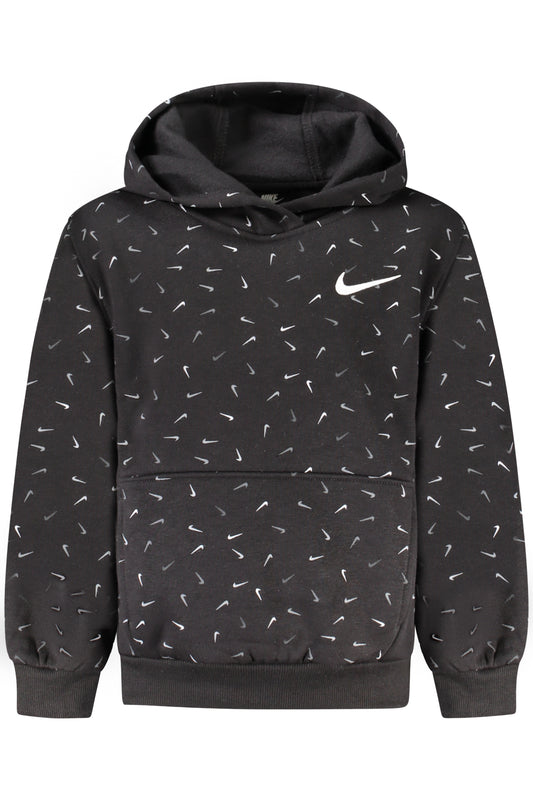 NIKE FELPA SENZA ZIP BAMBINA NERO