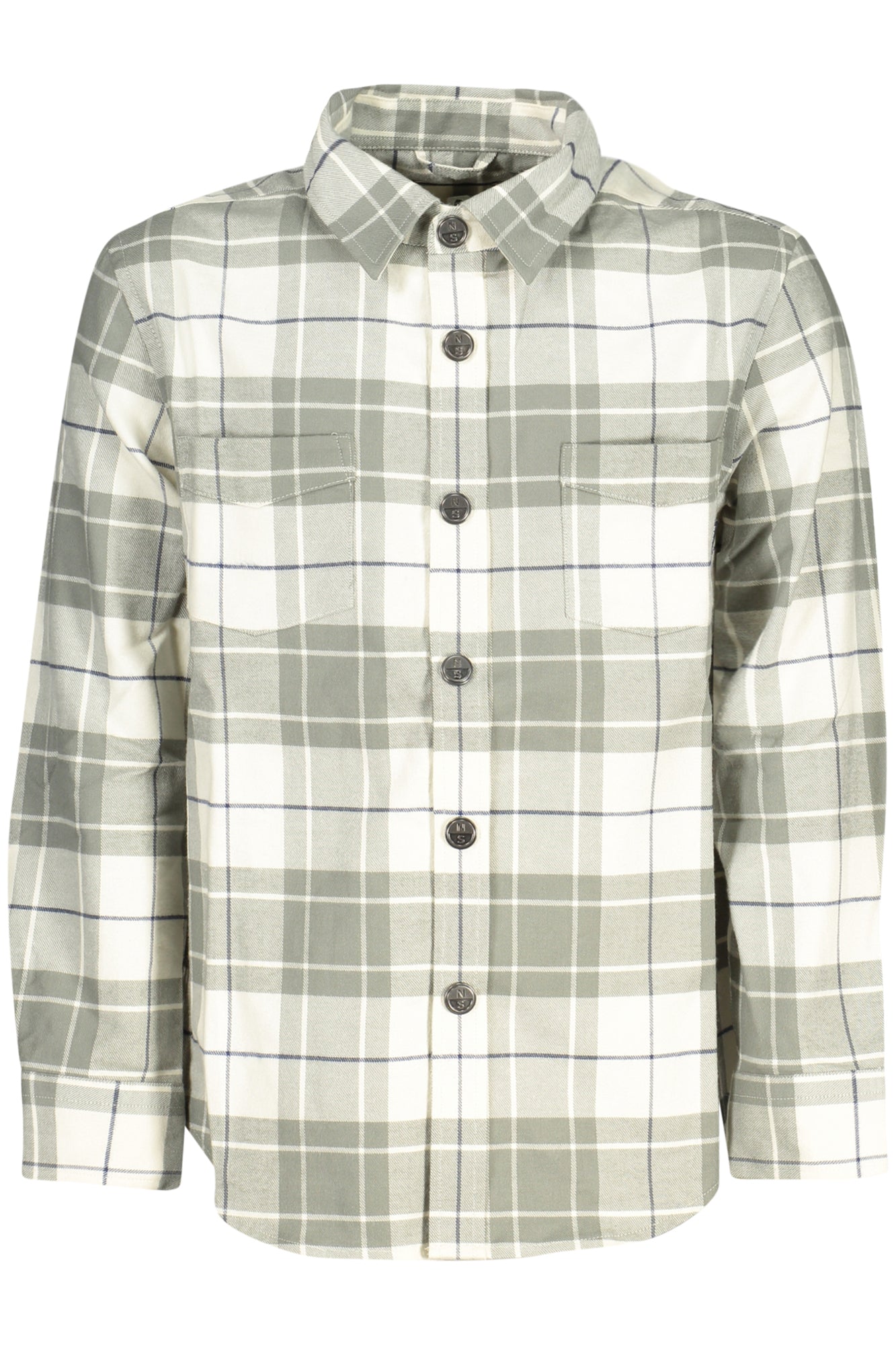 NORTH SAILS CAMICIA MANICHE LUNGHE BAMBINO GRIGIO