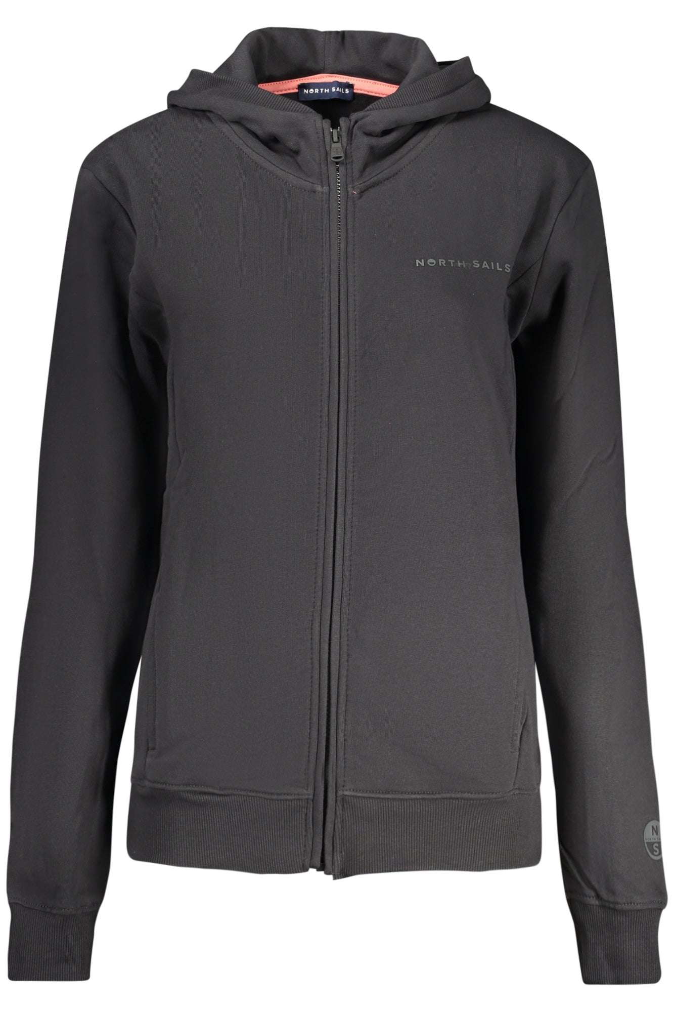 NORTH SAILS FELPA CON ZIP DONNA NERO