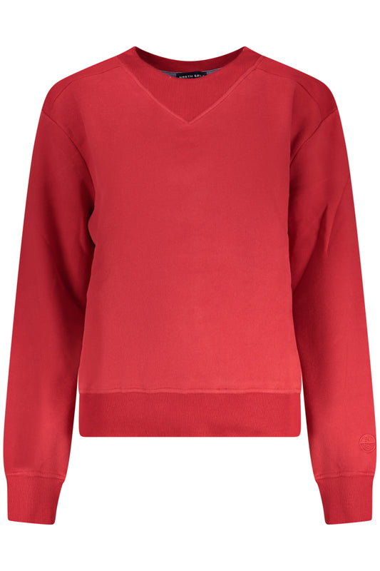 NORTH SAILS FELPA SENZA ZIP DONNA ROSSO