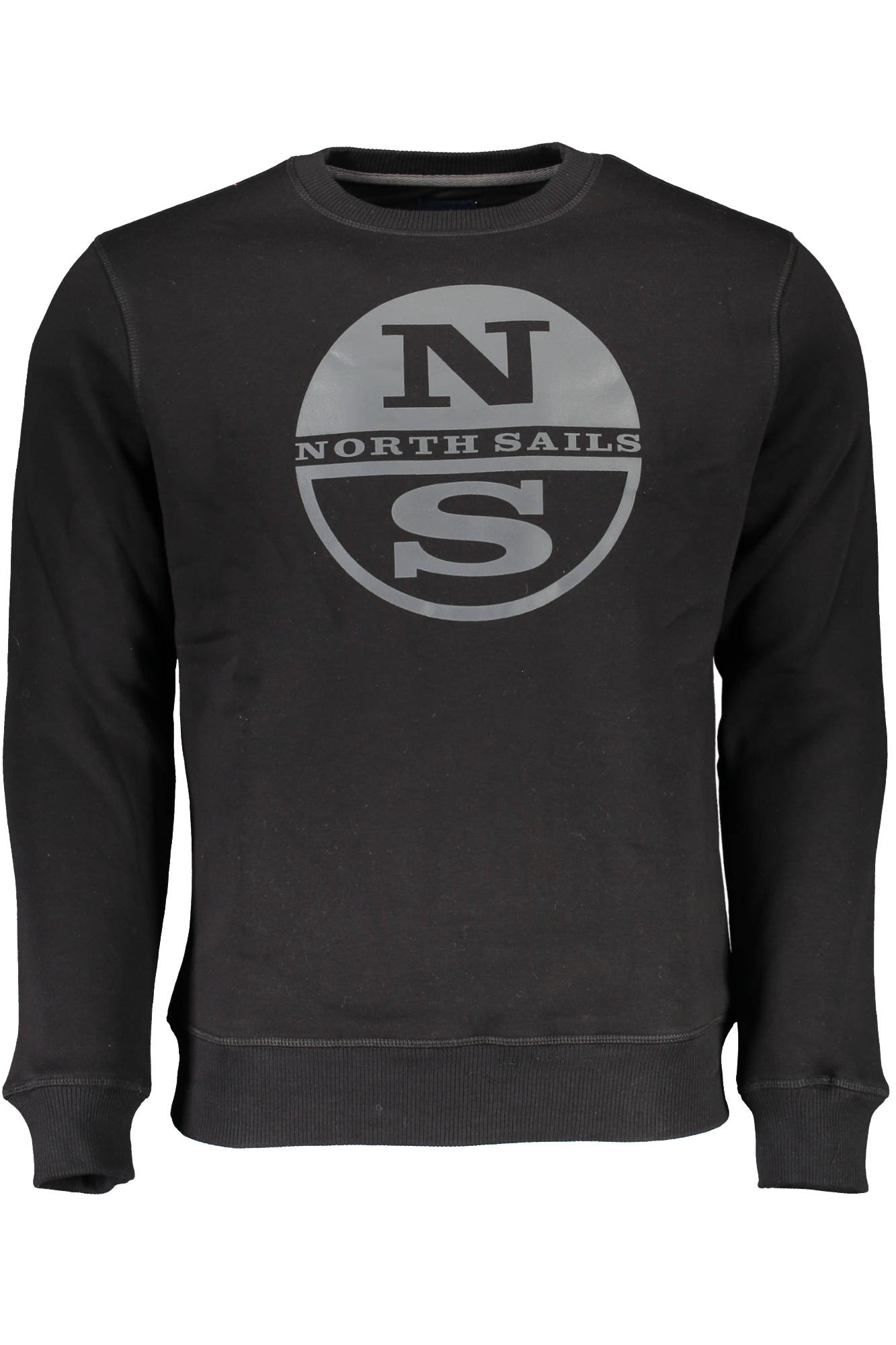 NORTH SAILS FELPA SENZA ZIP UOMO NERO