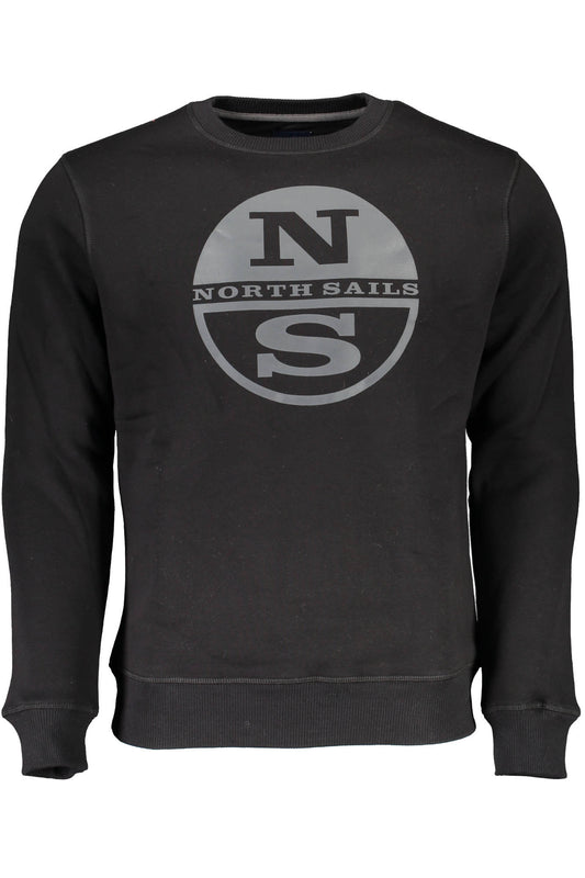 NORTH SAILS FELPA SENZA ZIP UOMO NERO