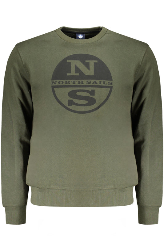 NORTH SAILS FELPA SENZA ZIP UOMO VERDE