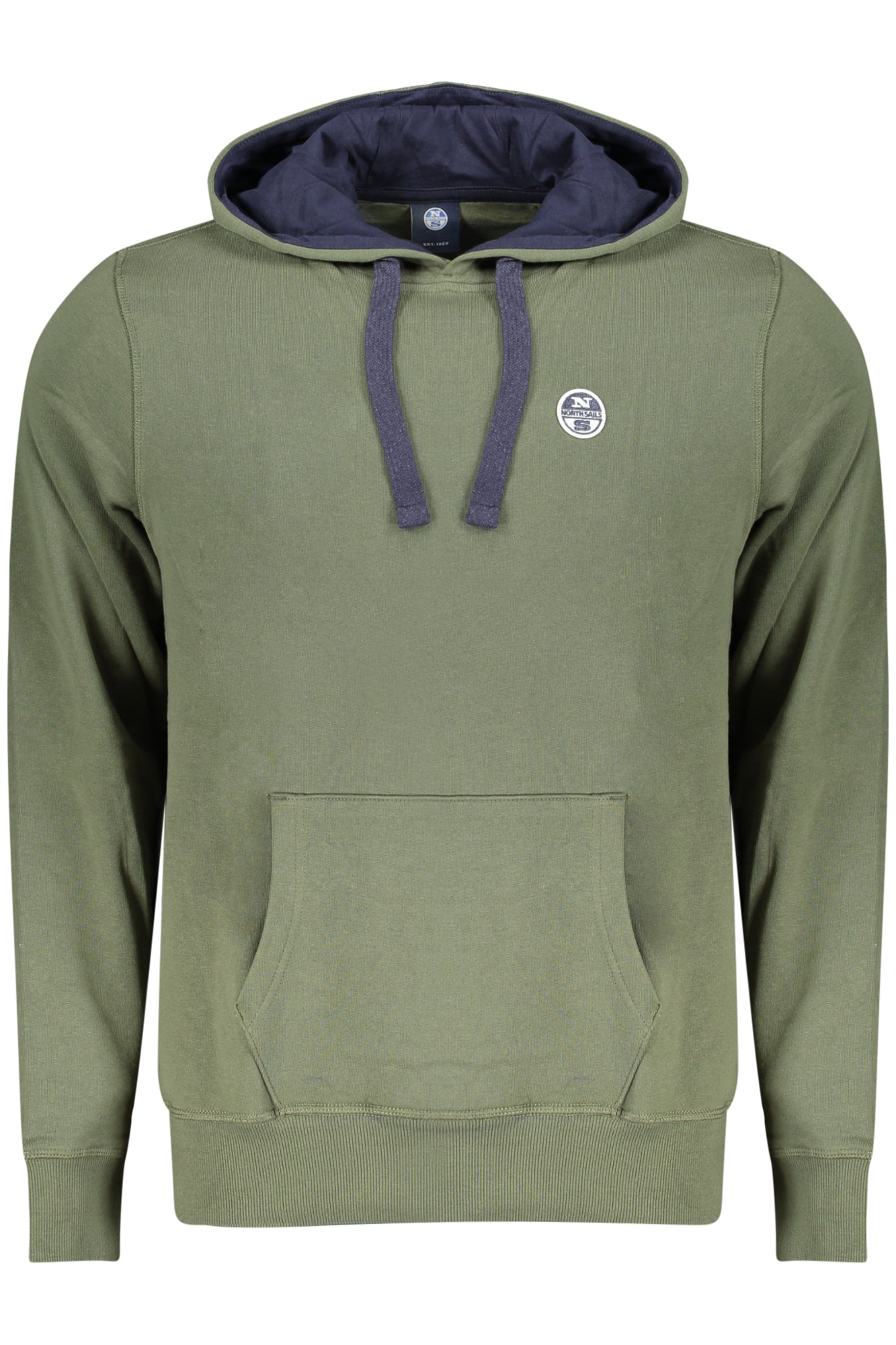 NORTH SAILS FELPA SENZA ZIP UOMO VERDE