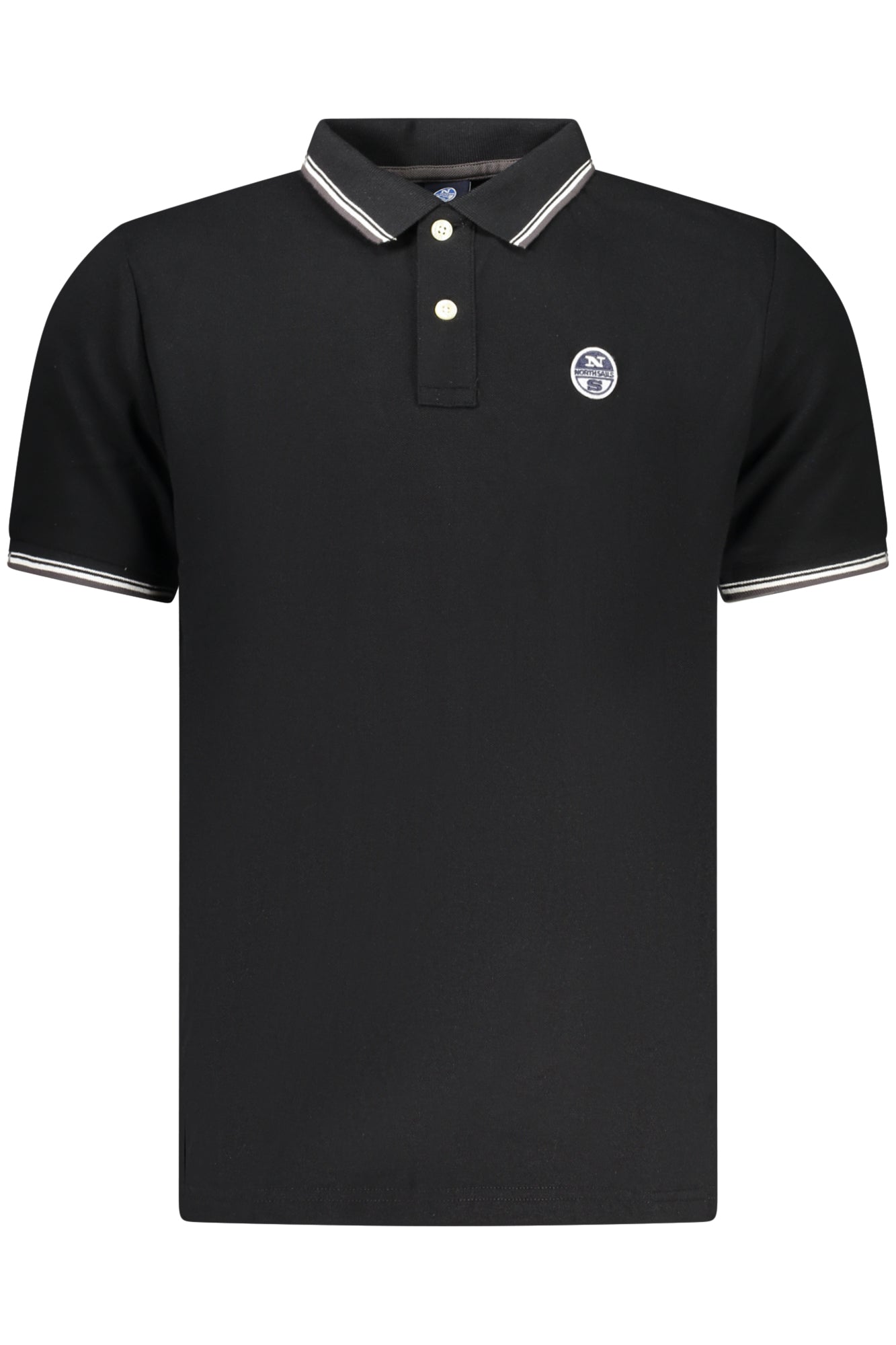 NORTH SAILS POLO MANICHE CORTE UOMO NERO