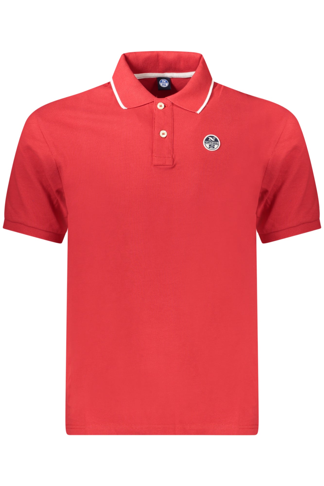 NORTH SAILS POLO MANICHE CORTE UOMO ROSSO