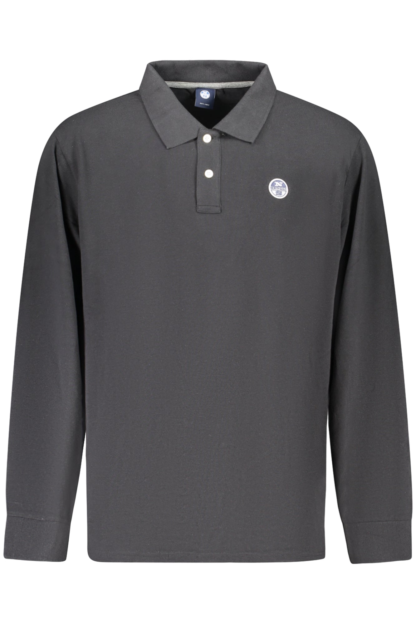 NORTH SAILS POLO MANICHE LUNGHE UOMO NERO