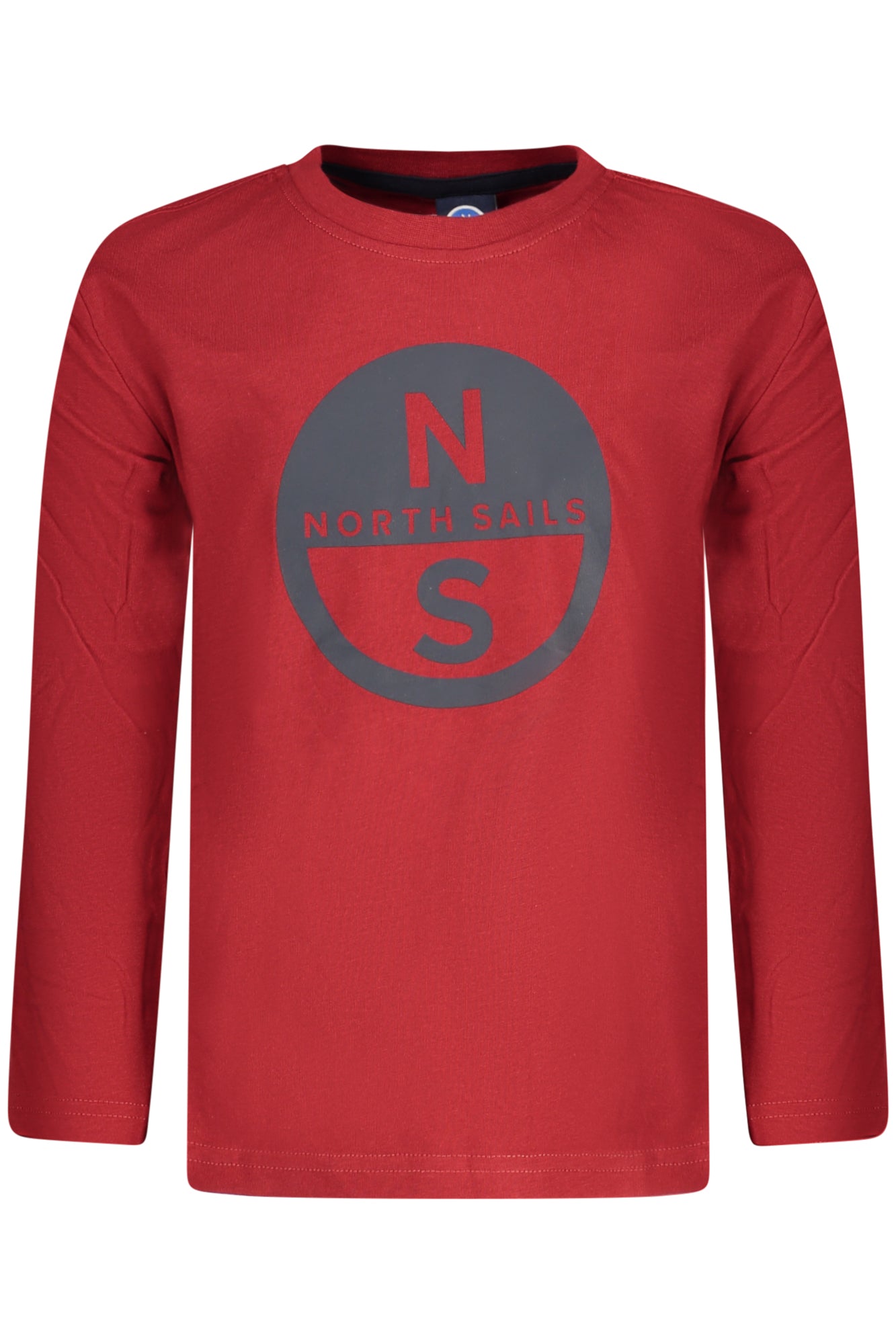 NORTH SAILS T-SHIRT MANICHE LUNGHE BAMBINO ROSSO