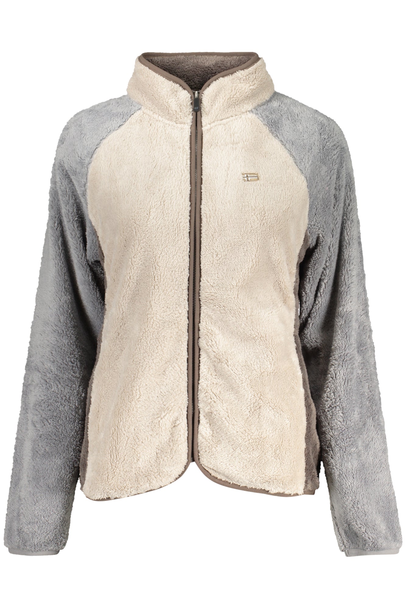 NORWAY 1963 FELPA CON ZIP DONNA BEIGE