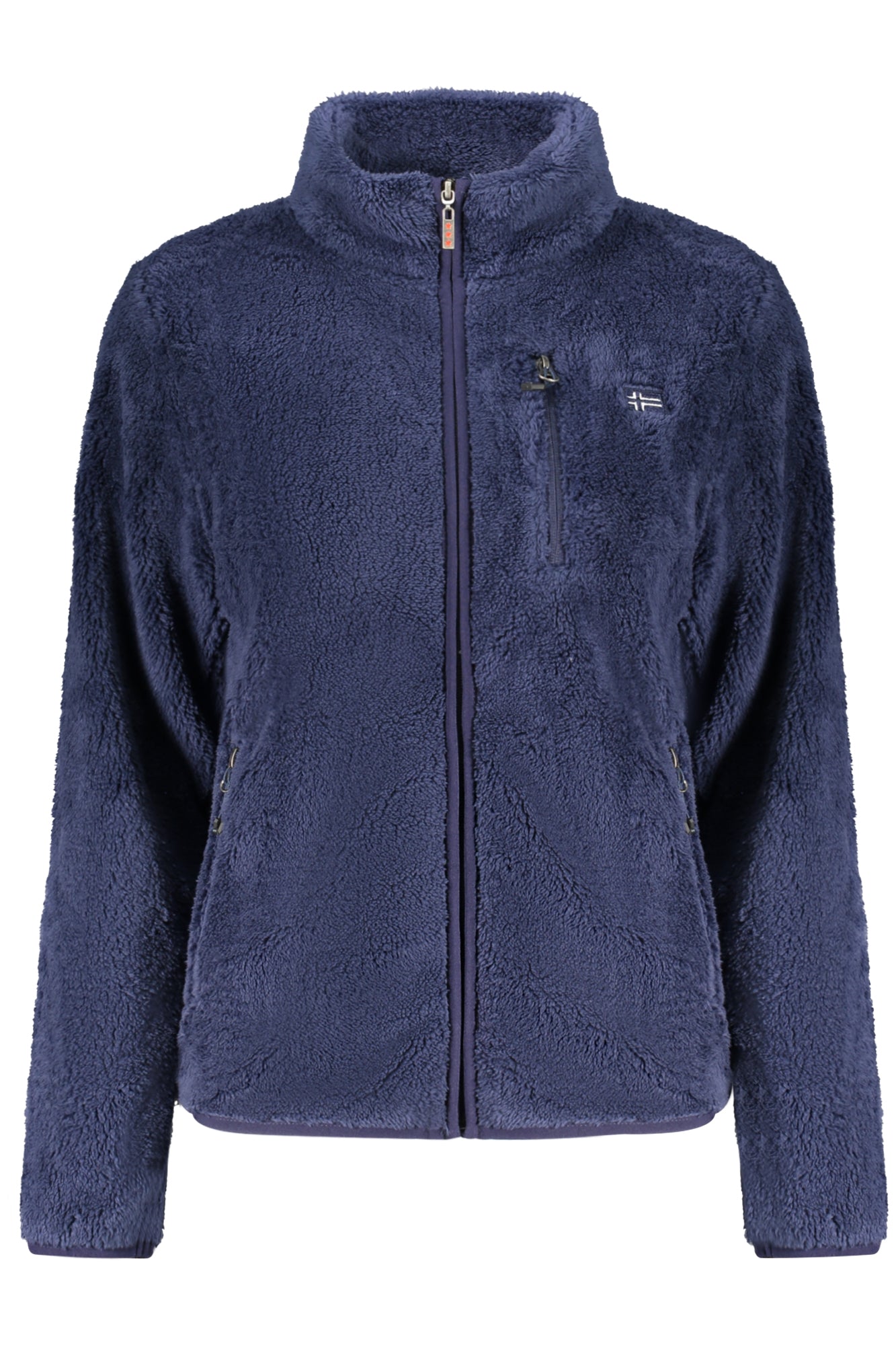NORWAY 1963 FELPA CON ZIP DONNA BLU