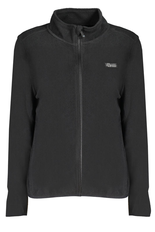 NORWAY 1963 FELPA CON ZIP DONNA NERO