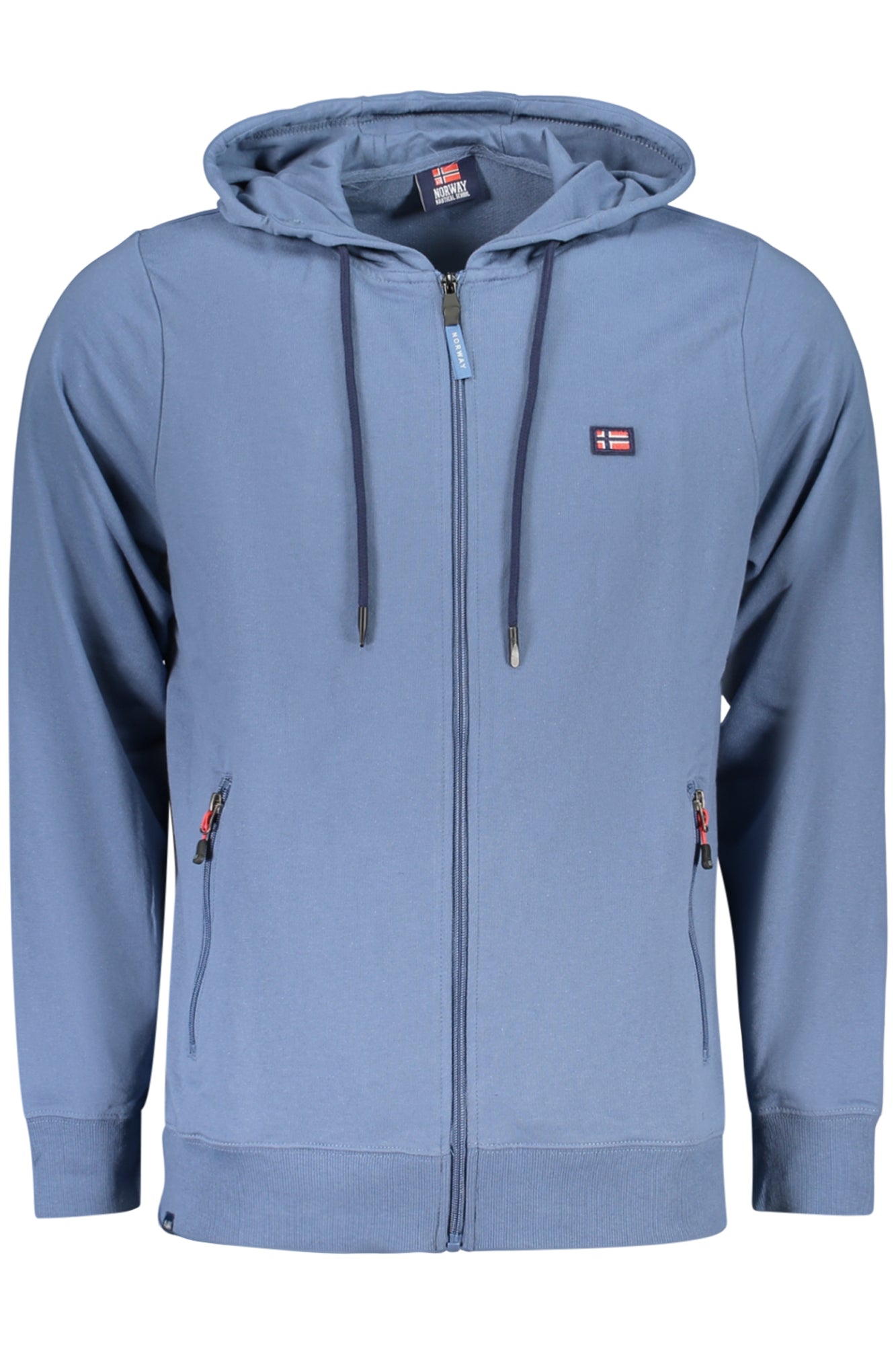 NORWAY 1963 FELPA CON ZIP UOMO BLU