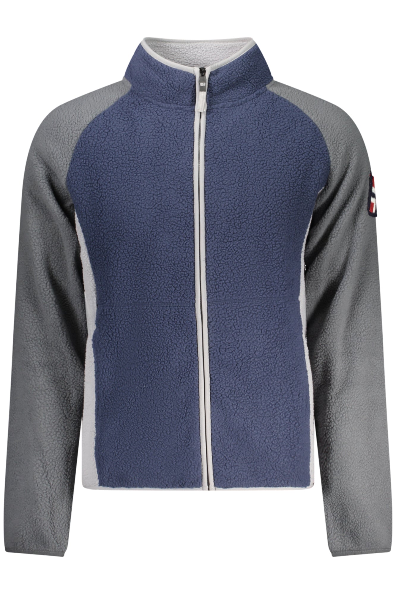 NORWAY 1963 FELPA CON ZIP UOMO BLU