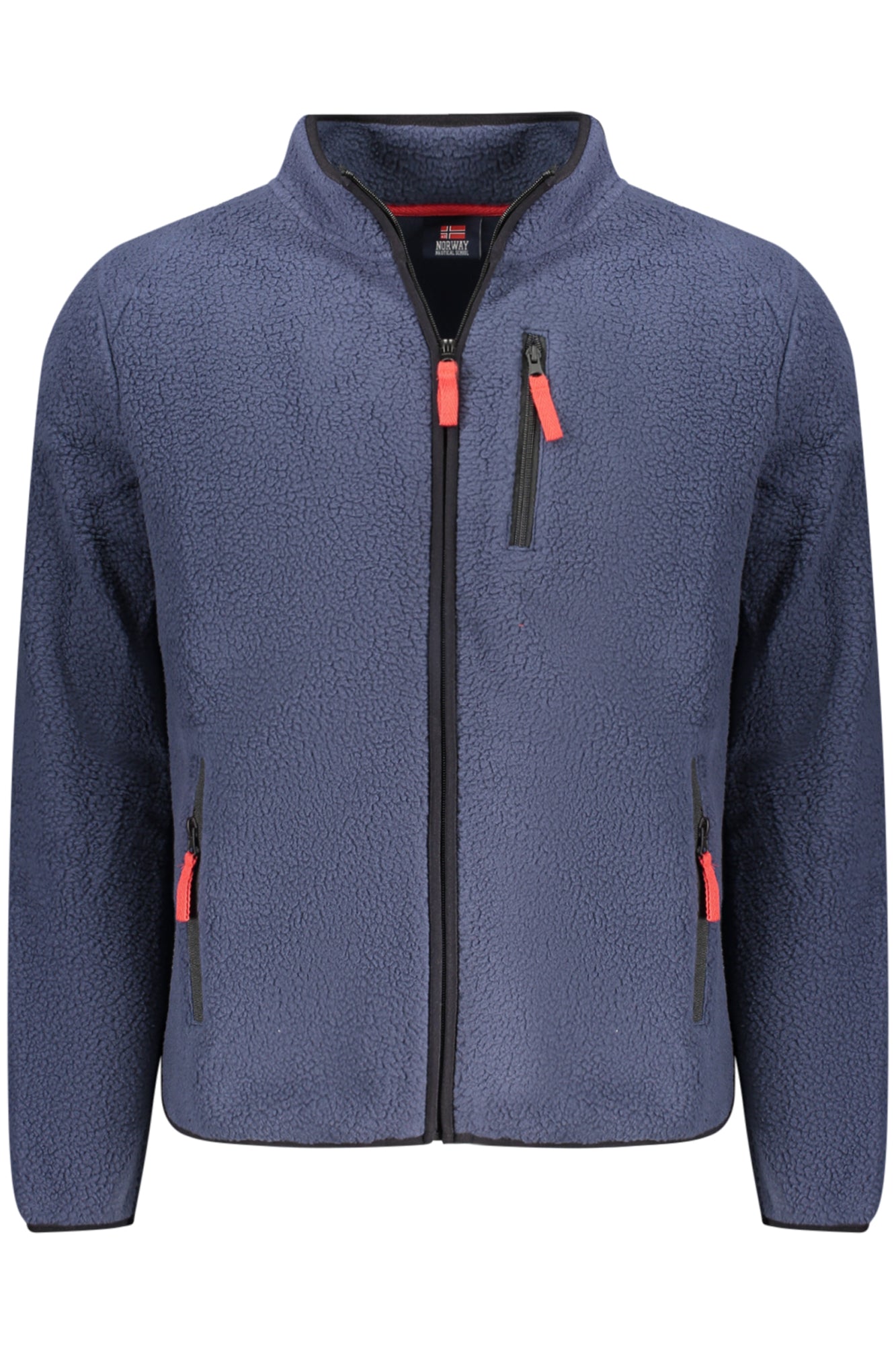 NORWAY 1963 FELPA CON ZIP UOMO BLU